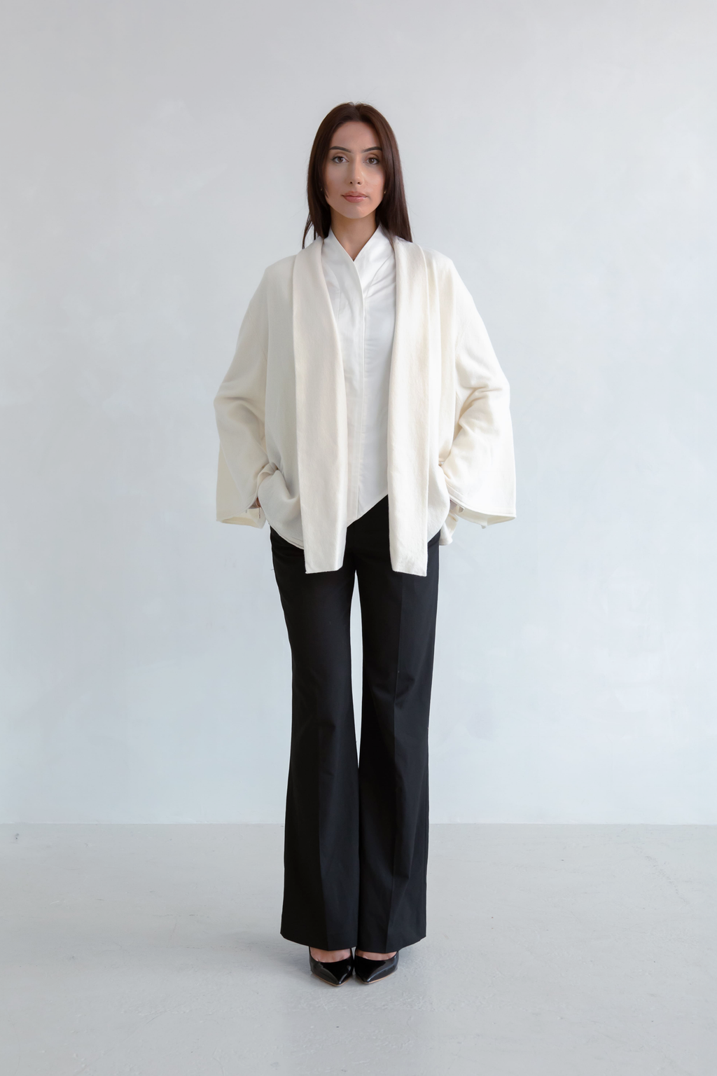 Cashmere Blend Knit Jacket