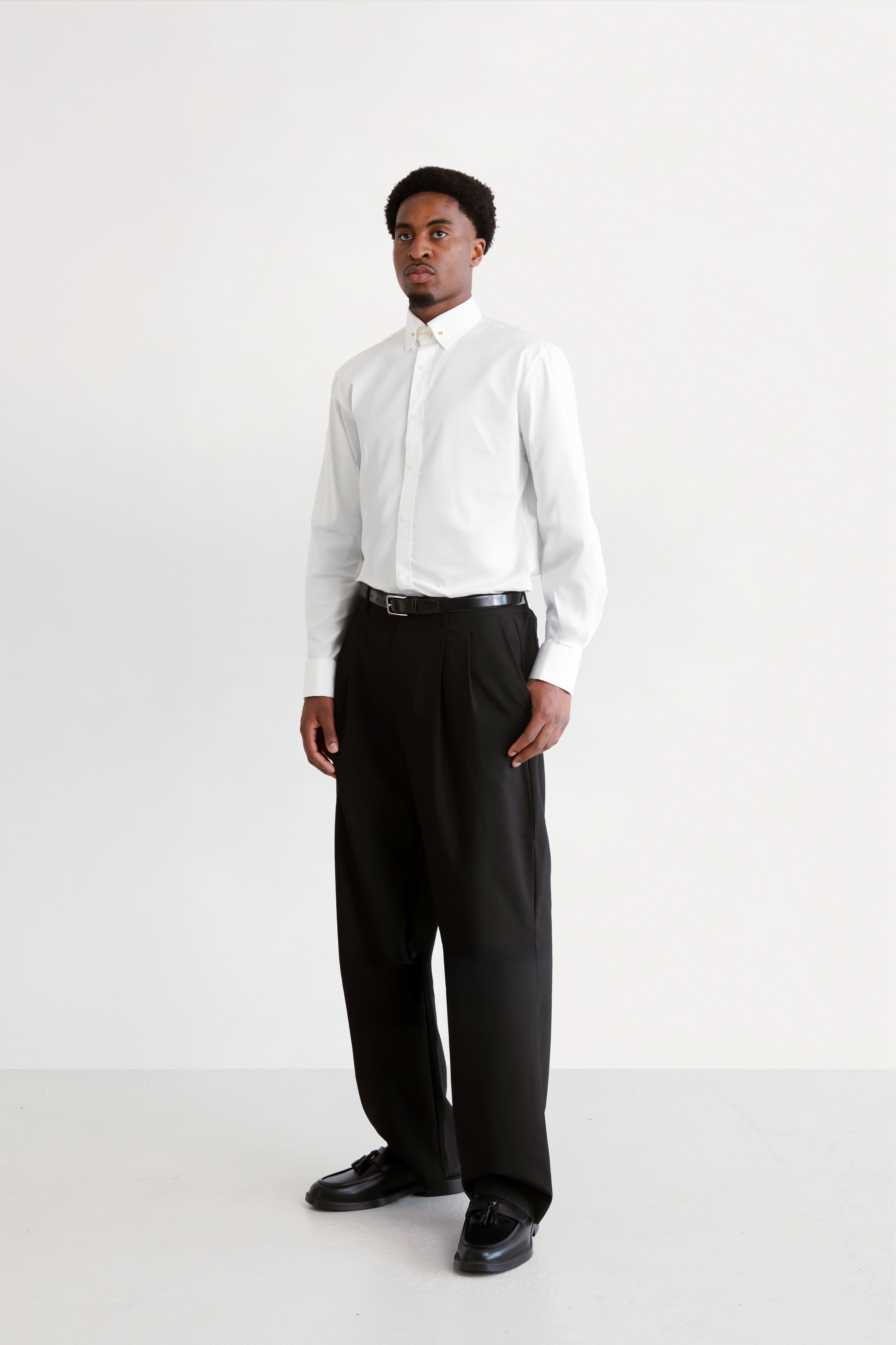 Silk Blend Golden Pin Shirt