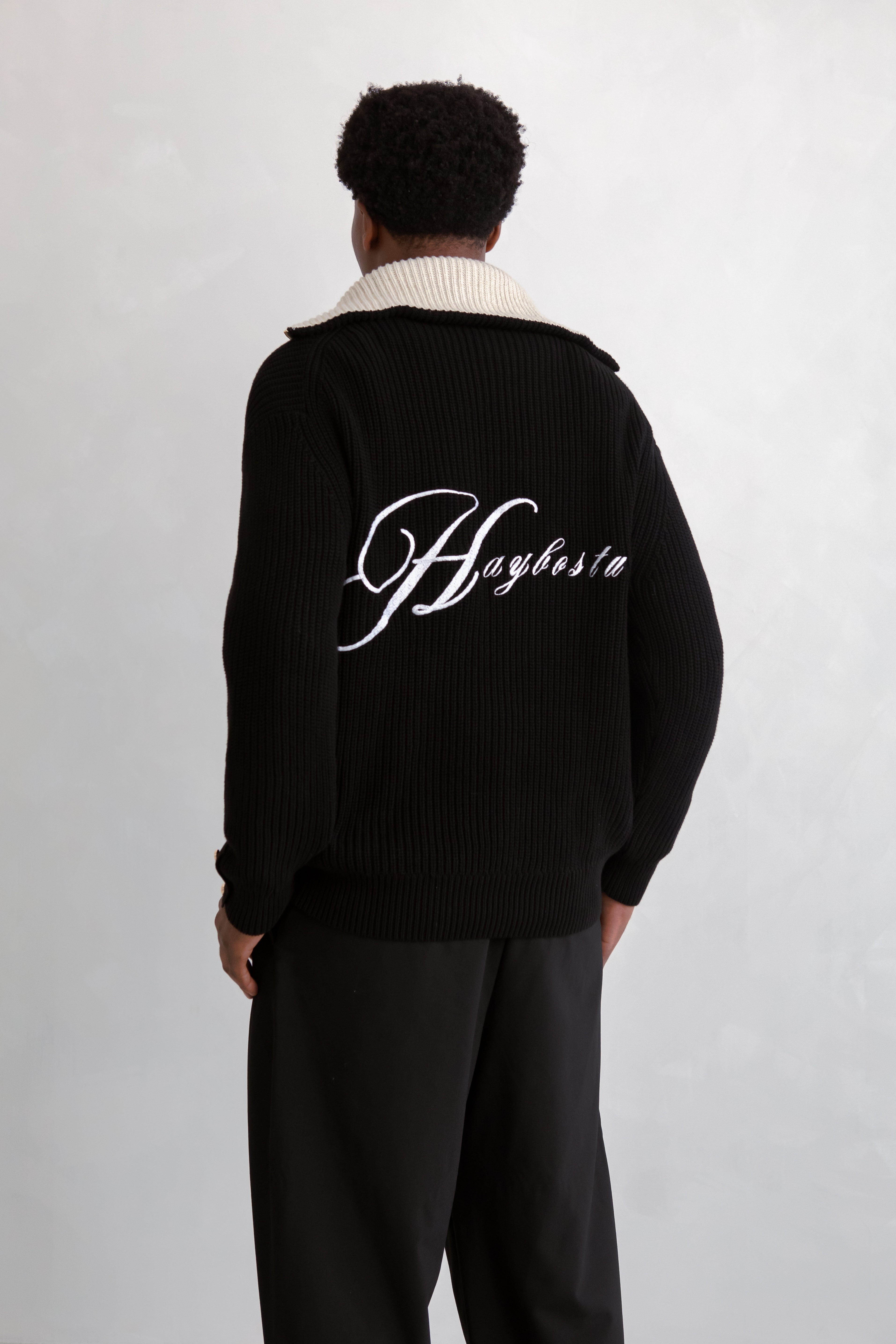 Knit Cotton Half-Zip Jumper