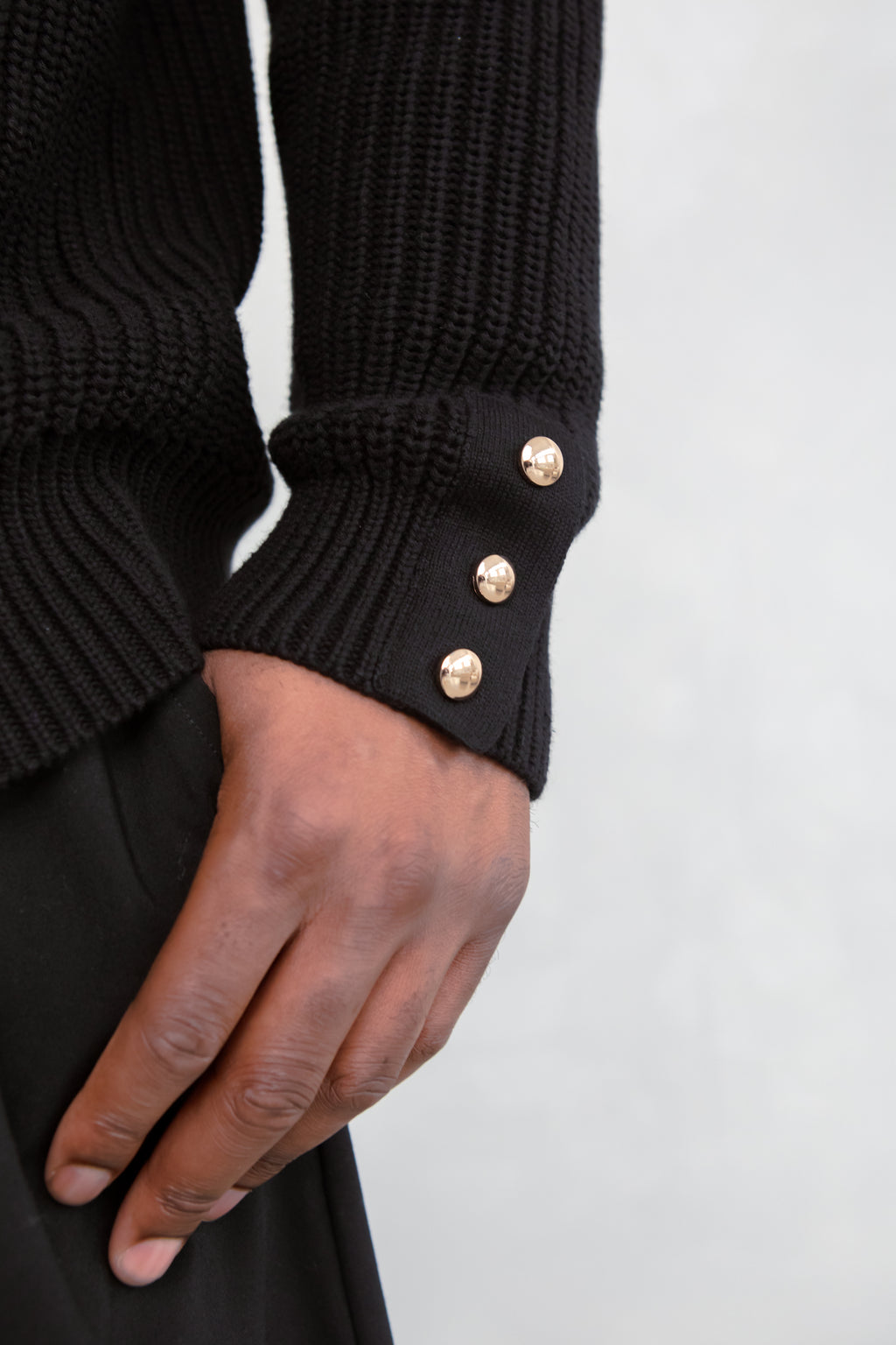 Knit Cotton Half-Zip Jumper