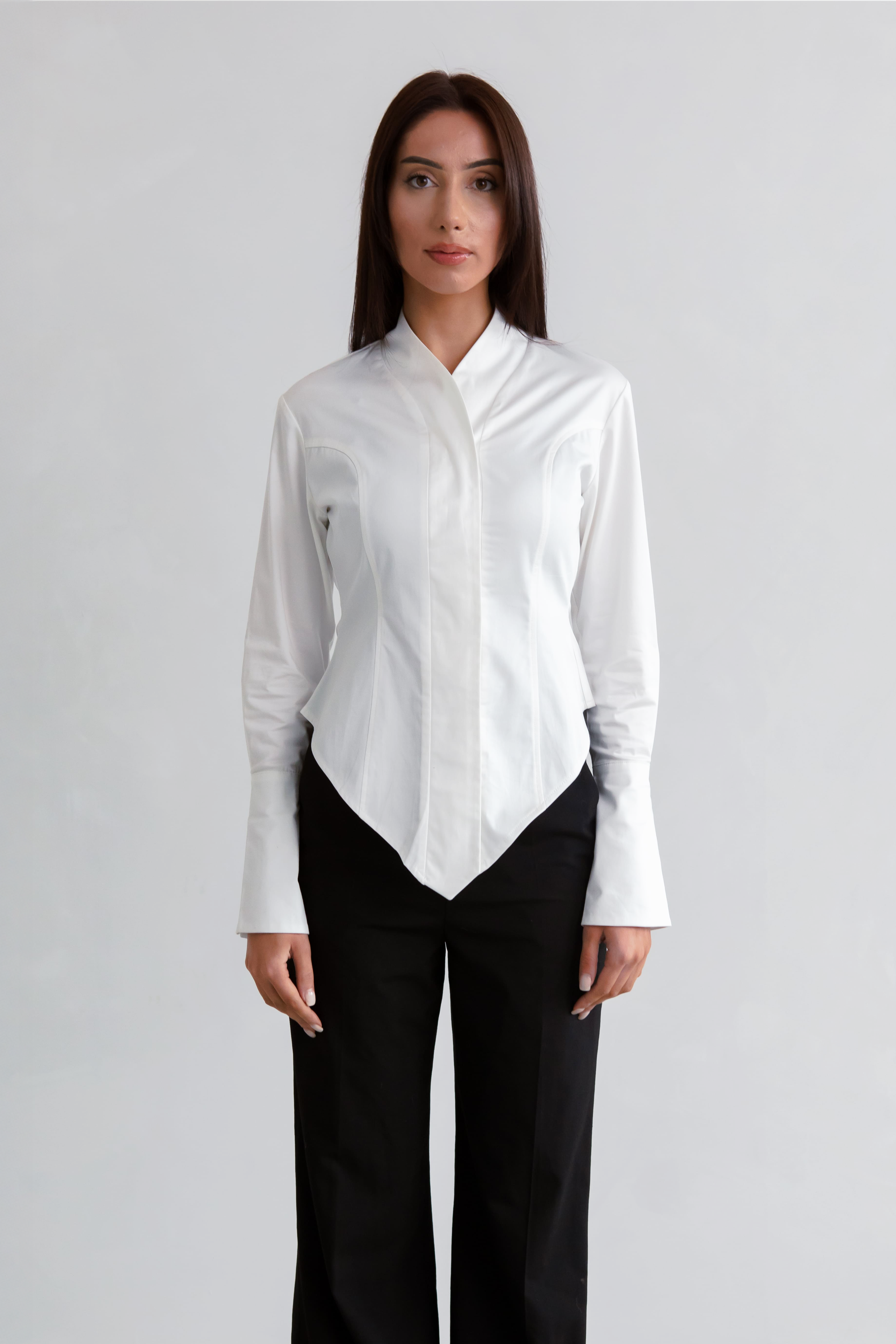 Silk Blend Cotton Shirt