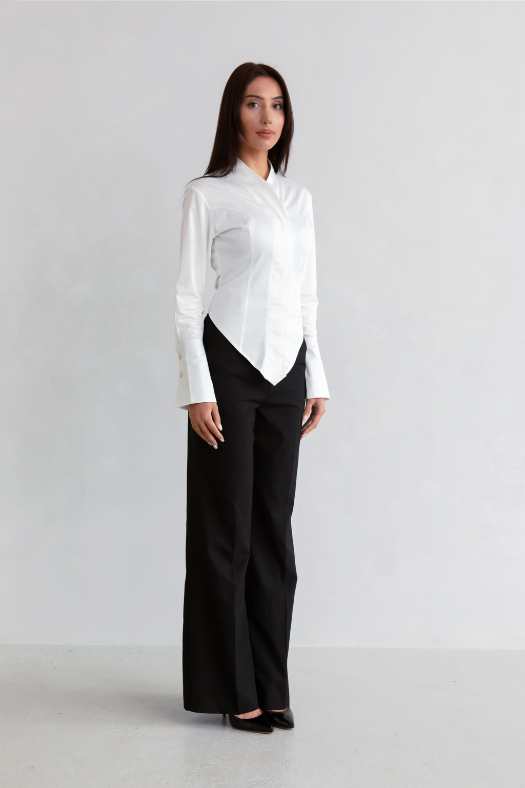 Silk Blend Cotton Shirt