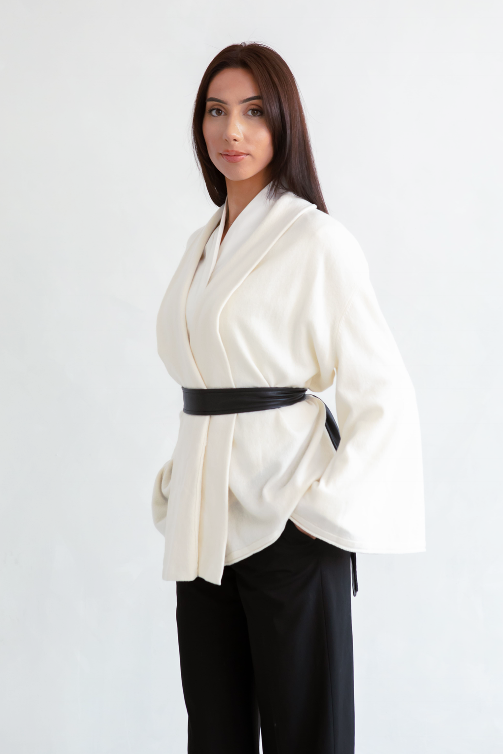 Cashmere Blend Knit Jacket