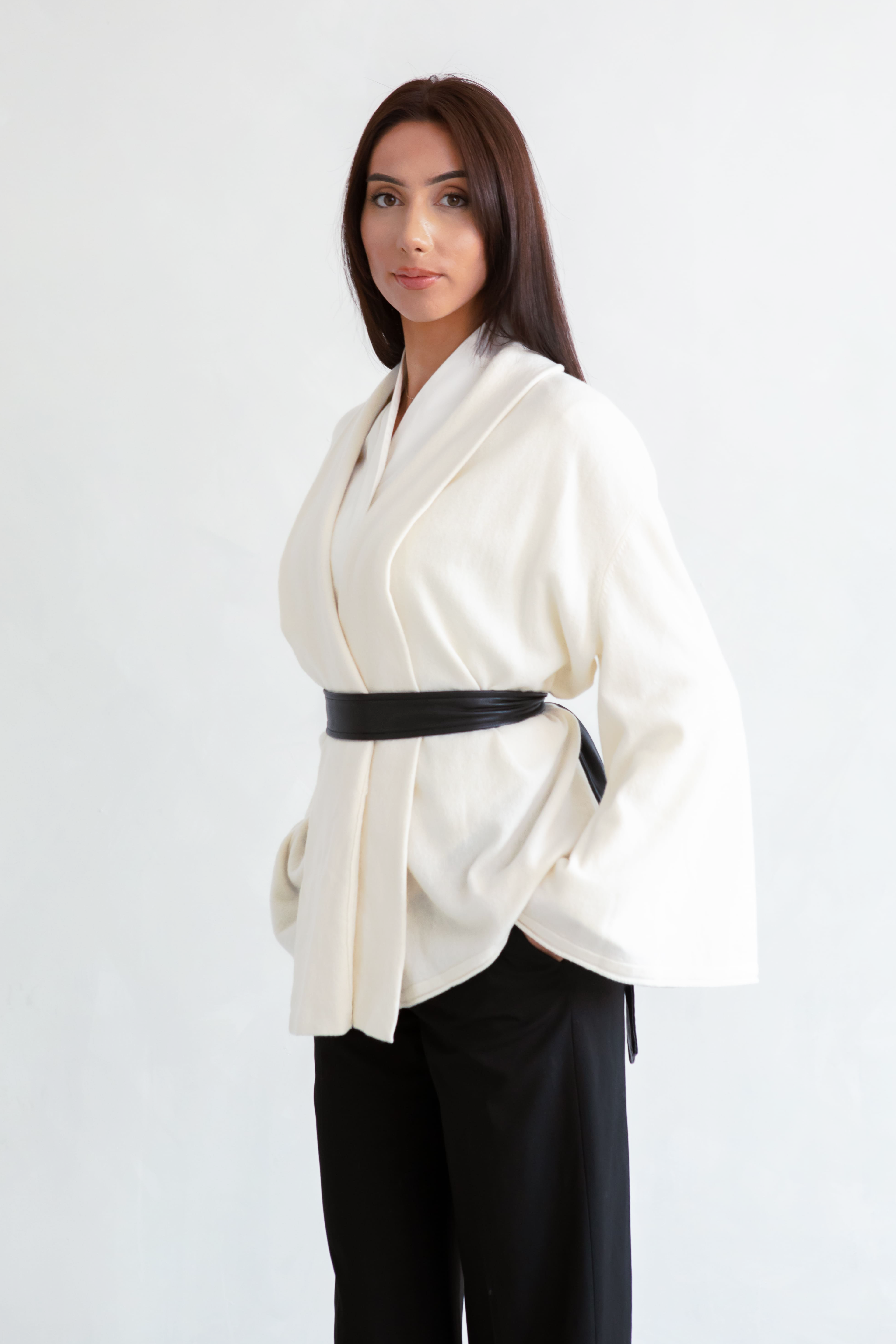 Cashmere Blend Knit Jacket